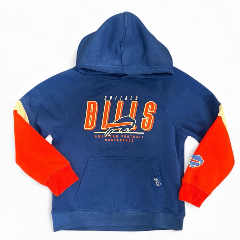 NFL Team Apparel Youth Size 8 Buffalo Bills Blue Hoodie